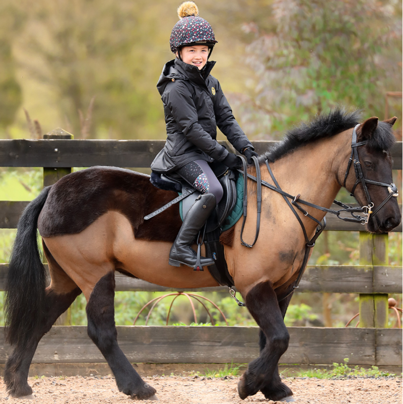 Aubrion Woodford Coat - Young Rider charcoal-4